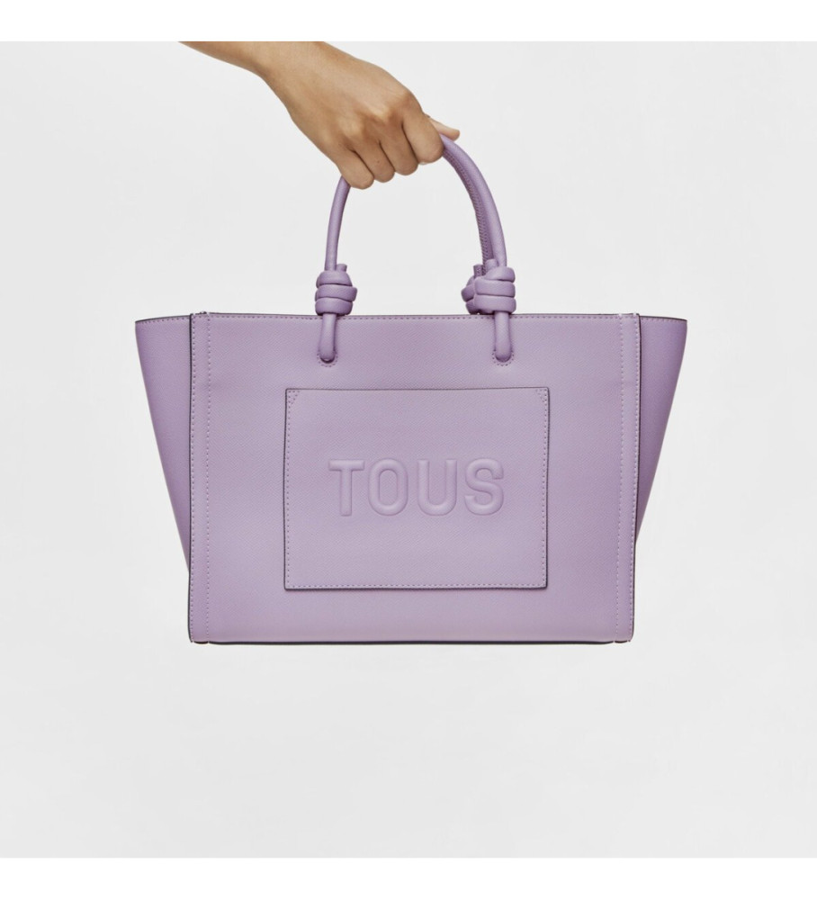 Bolsa Tous Amaya Shopper na cor lilás
