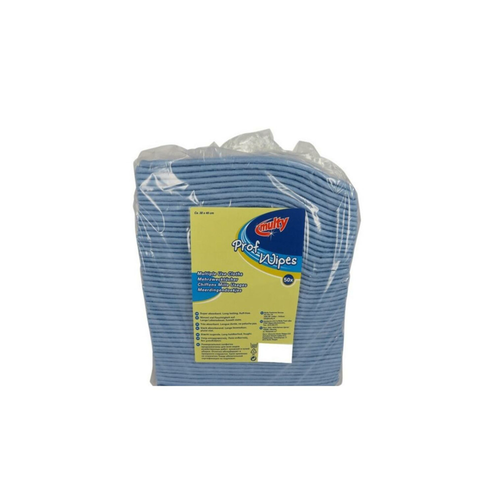 Multy Meerdingendoekjes Blauw50 stuks
