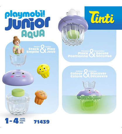Playmobil Junior Aqua - Junior & Tinti Bunt Jelly Fish - 71