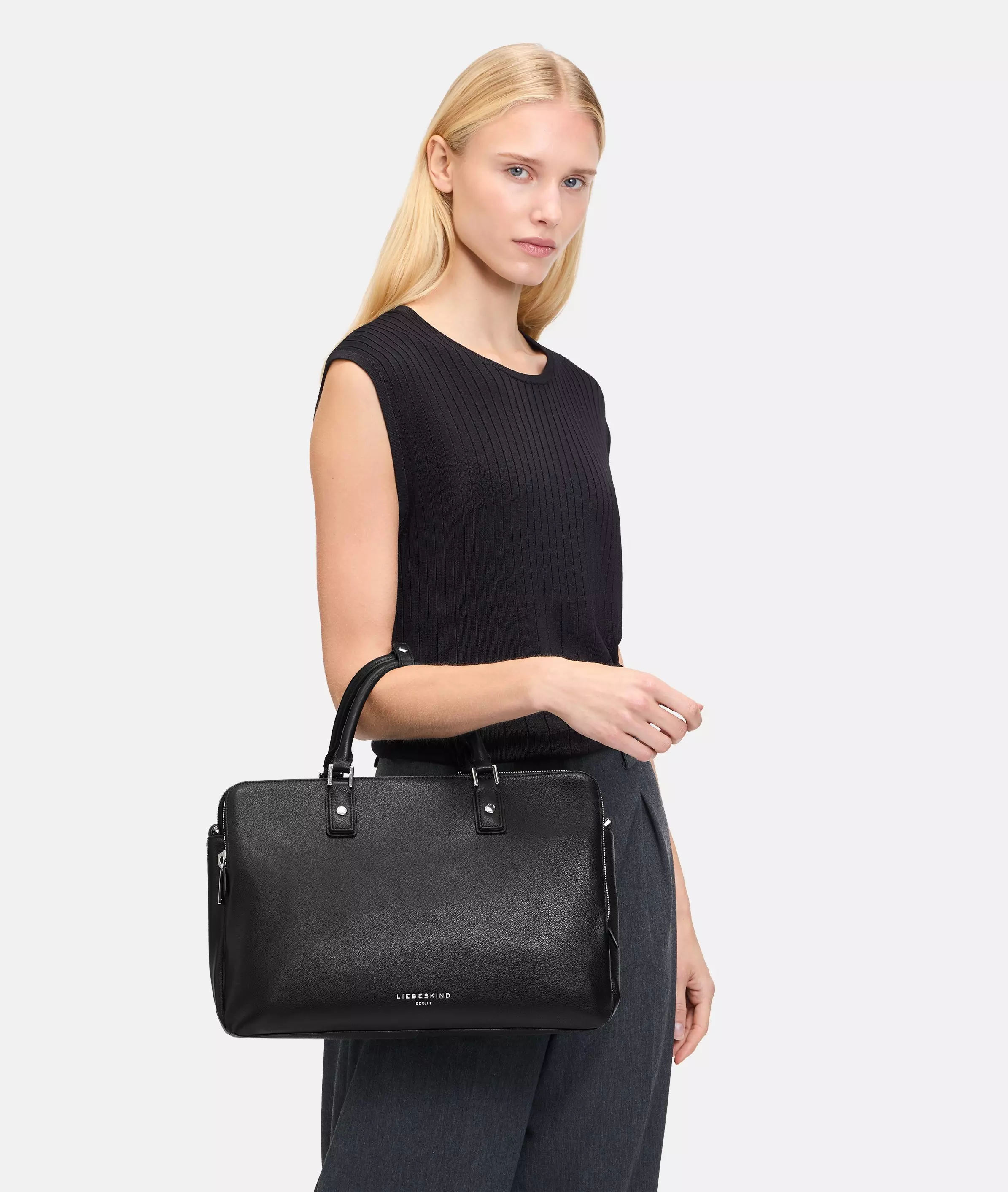 Archive Koko Satchel M Spacious business bag made of soft yak leather