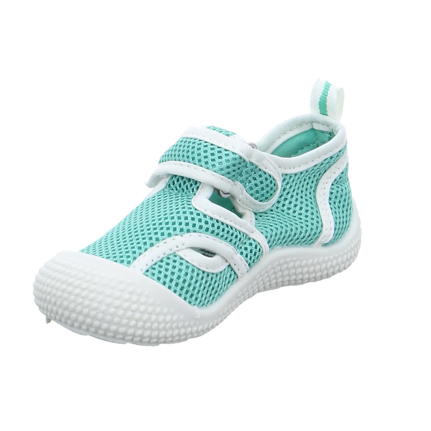 PLAYSHOES Kleinkinder-Sandale wasserfest Mint Synthetik  Badeschuh