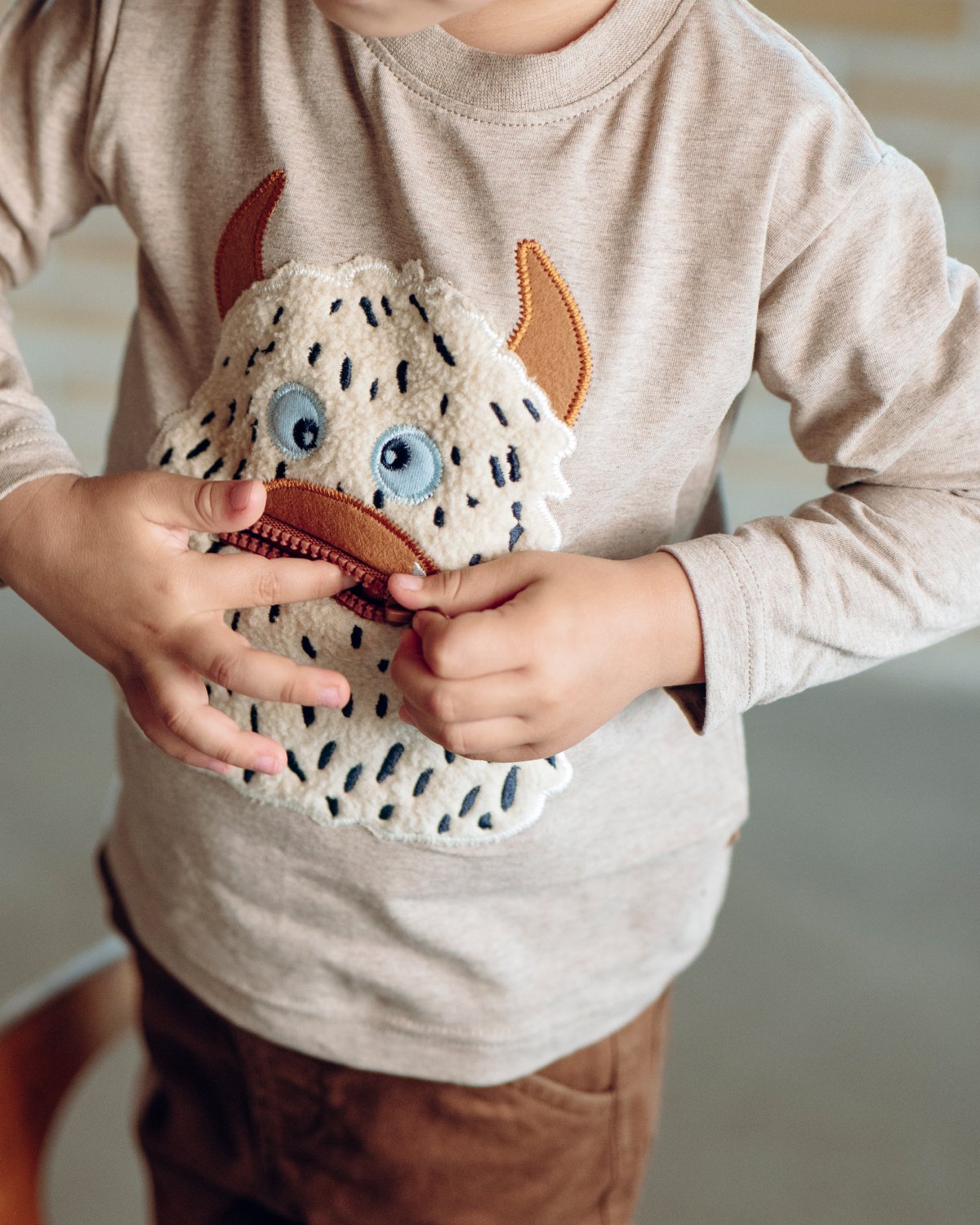 Trøye Barn m/ Print – 95% Øko Cotton