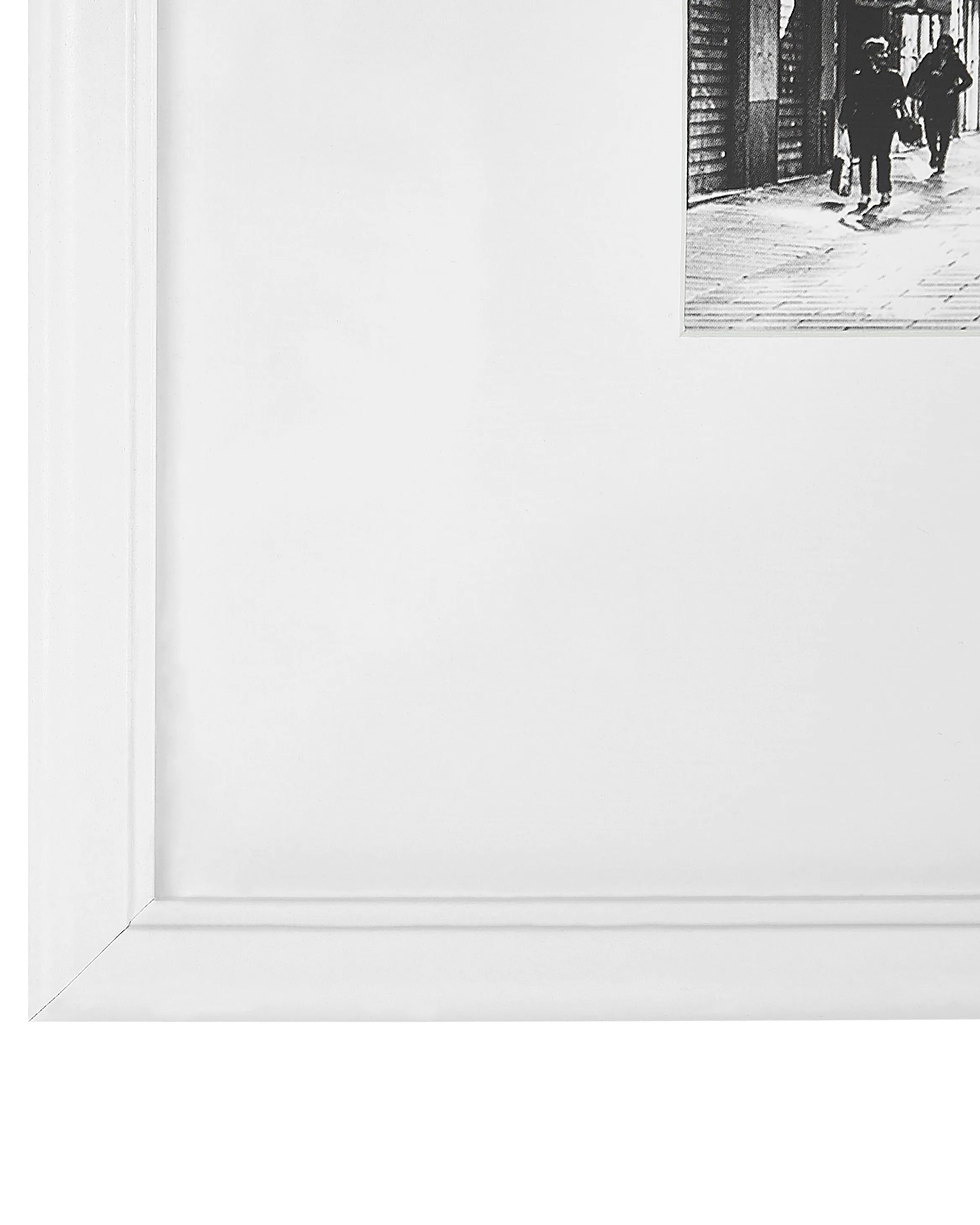 Set van 7 fotolijsten ZINARE Stedelijk motief Wit