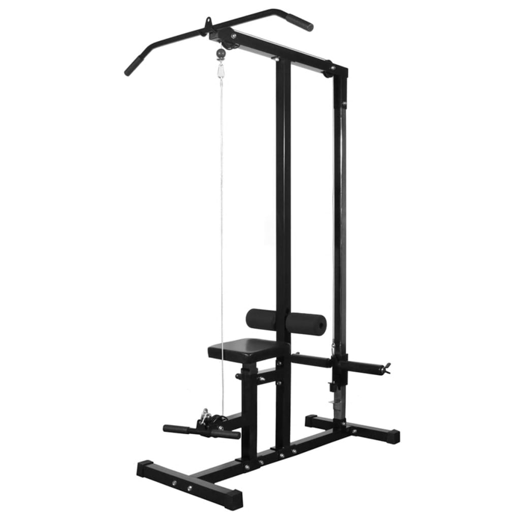 Máquina de musculação Vidaxl preta de 60,5 kg