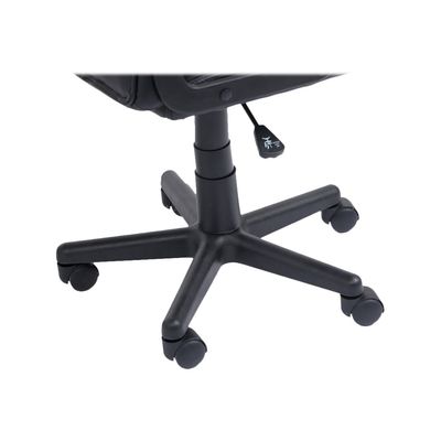 Fauteuil gamer ANZIO - accoudoirs fixes - noir et rose