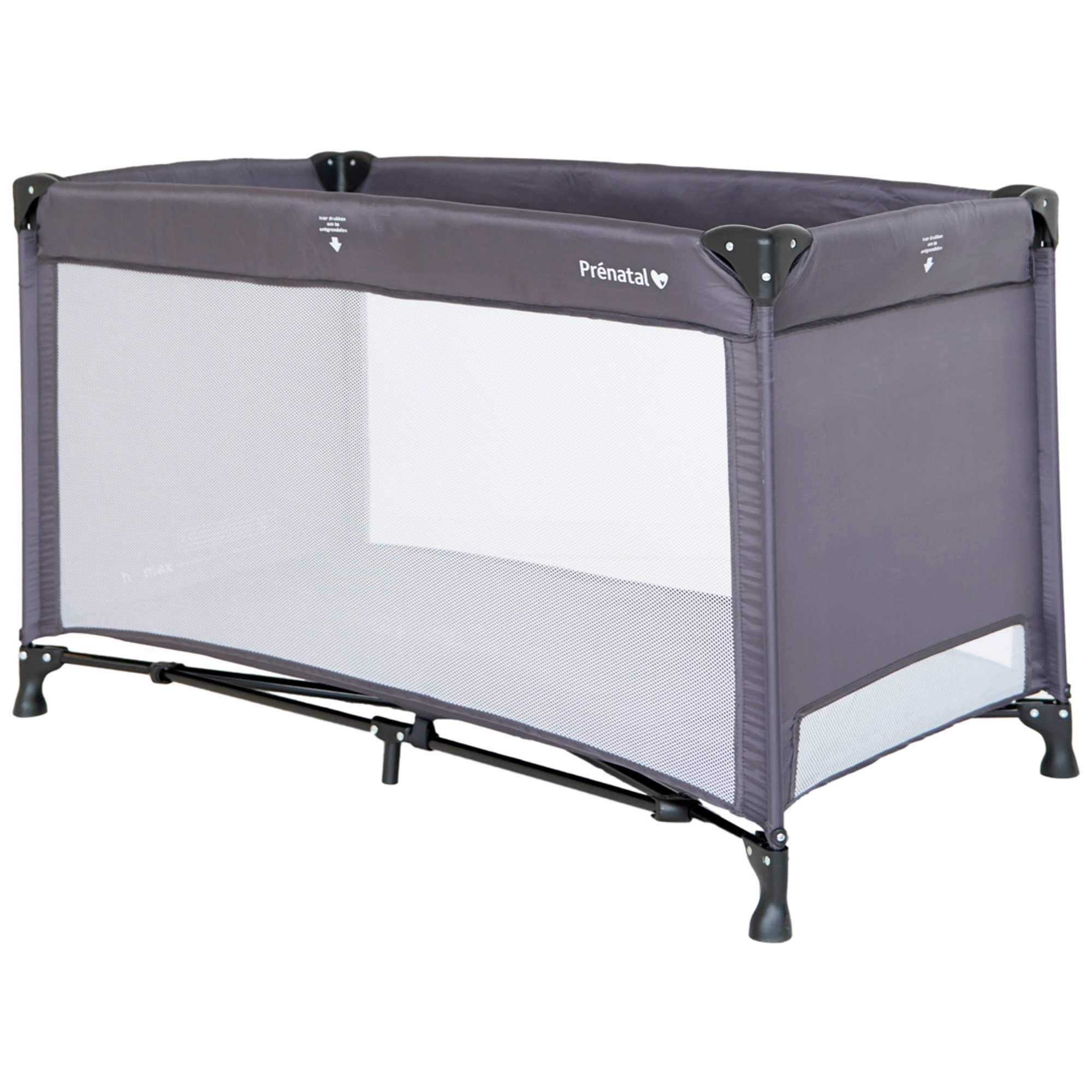Prénatal campingbedje Basis Grey