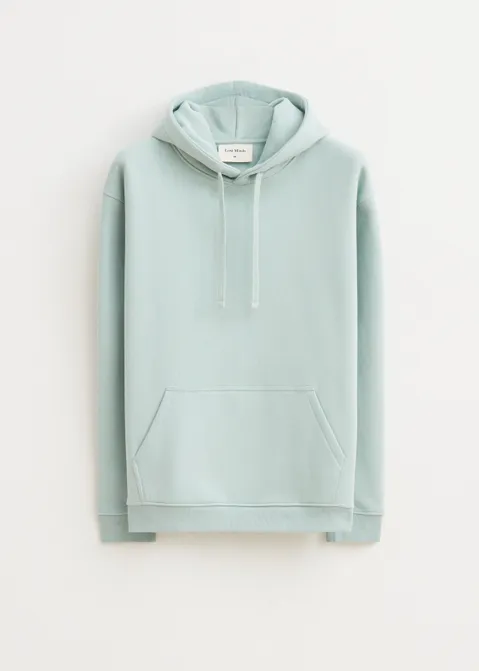 Brushed hoodie groen (GRN.S)