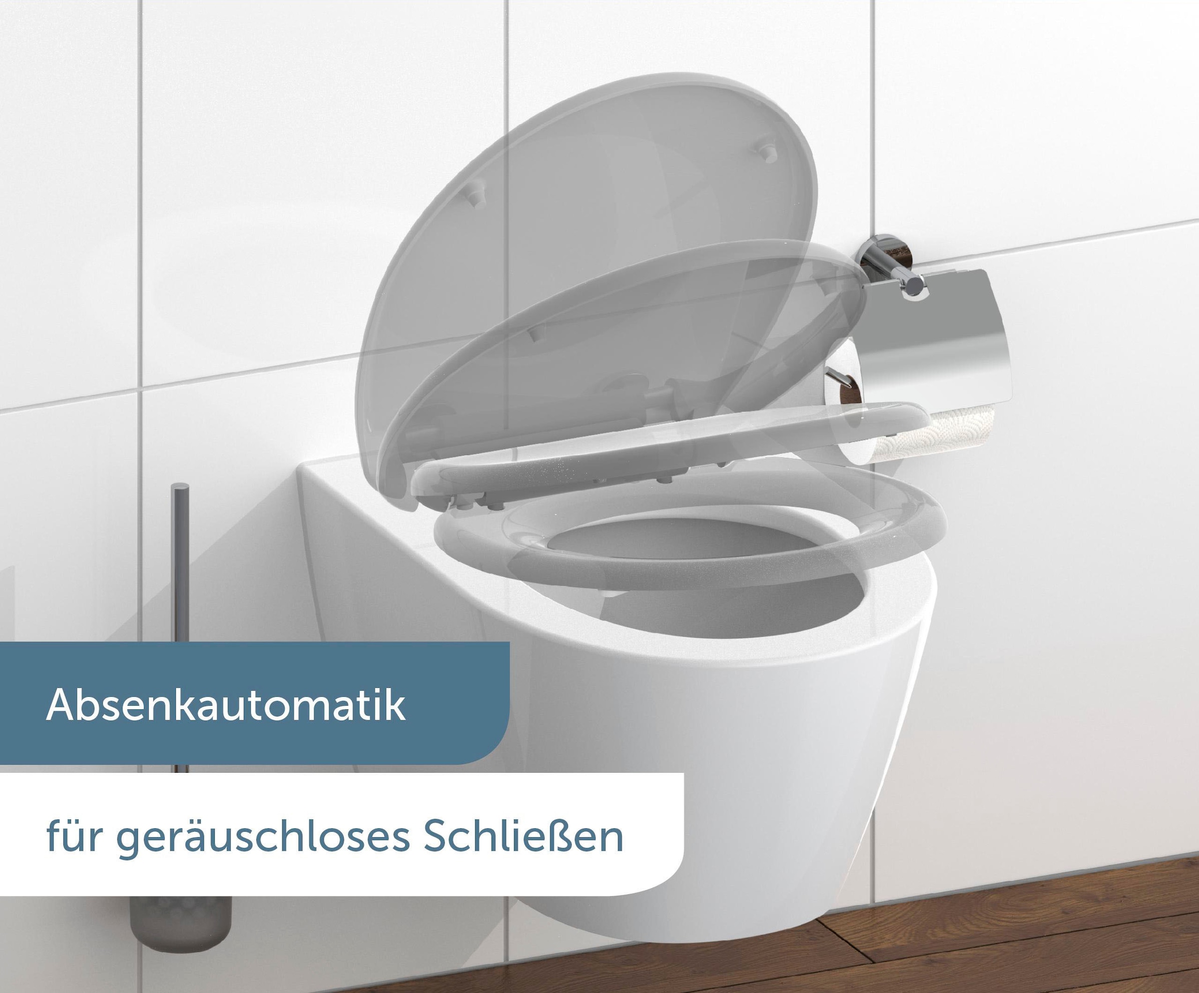 Schütte WC-Sitz mit Absenkautomatik und Schnellverschlusstechnik
