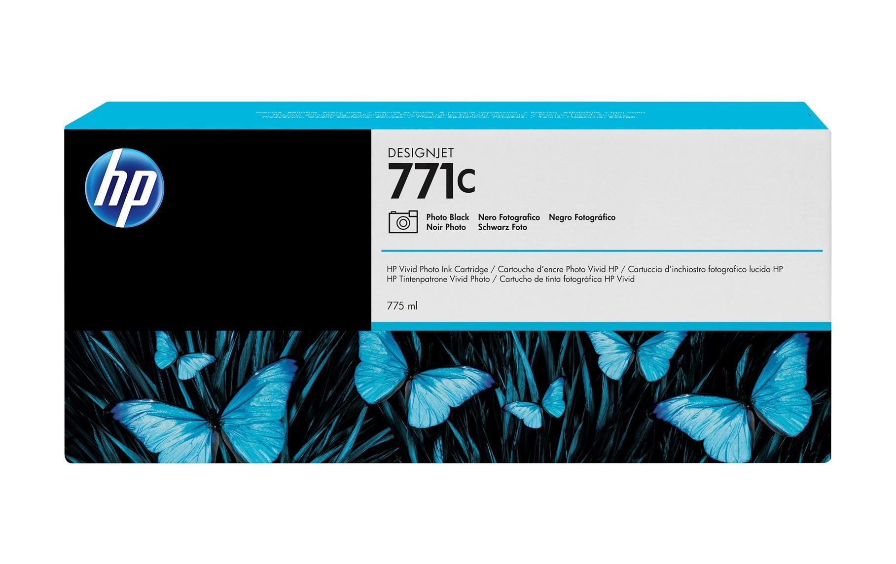 Tinte Nr. 771C (B6Y13A) Photo Black<br>Druckerpatrone