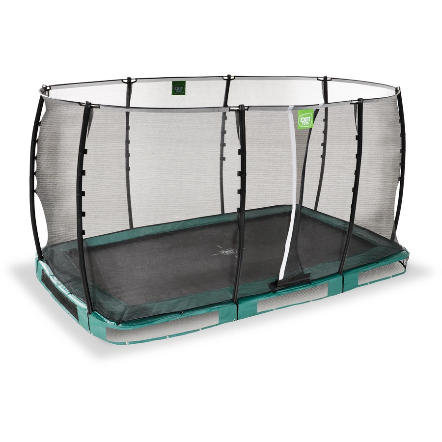 EXIT Allure Classic Bodentrampolin 214x366cm - grün