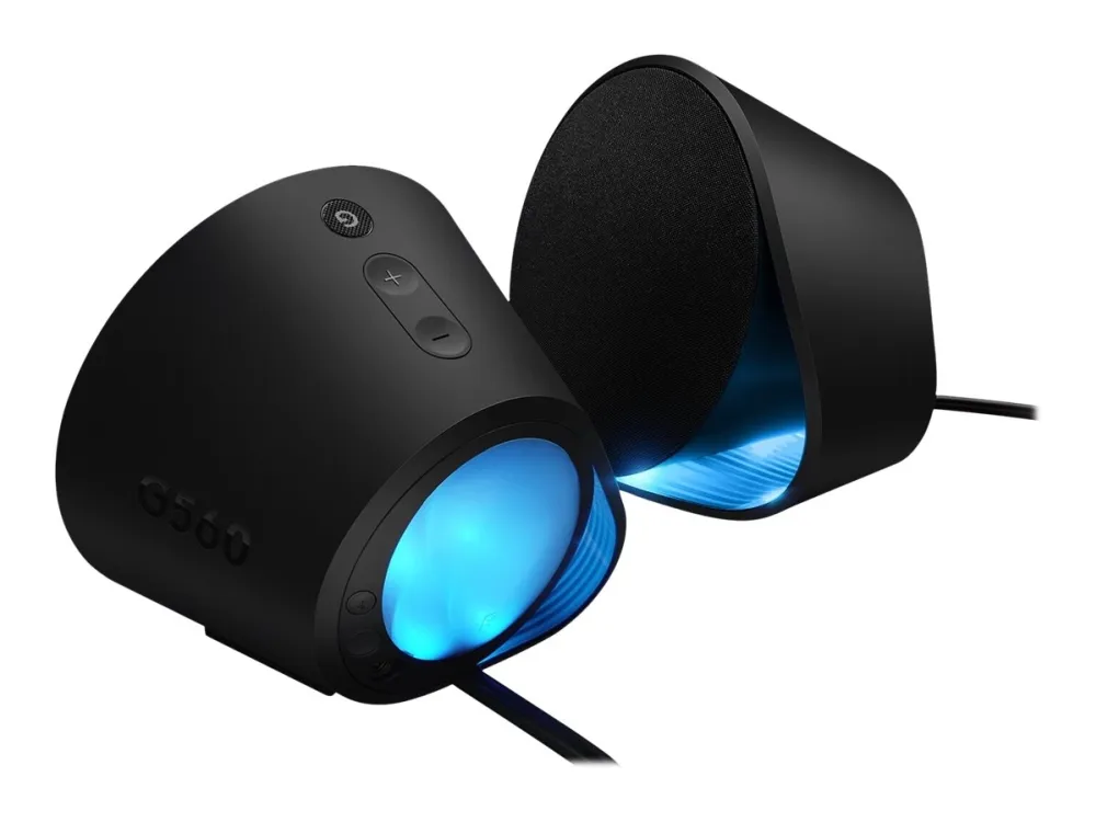 Logitech G560 - Højttalersystem - til PC - 2.1-kanal - trådløs - Bluetooth - USB - 120 Watt (Total)