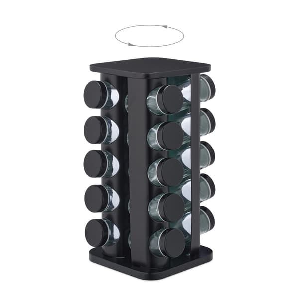Krydderkarusell med 20 glass