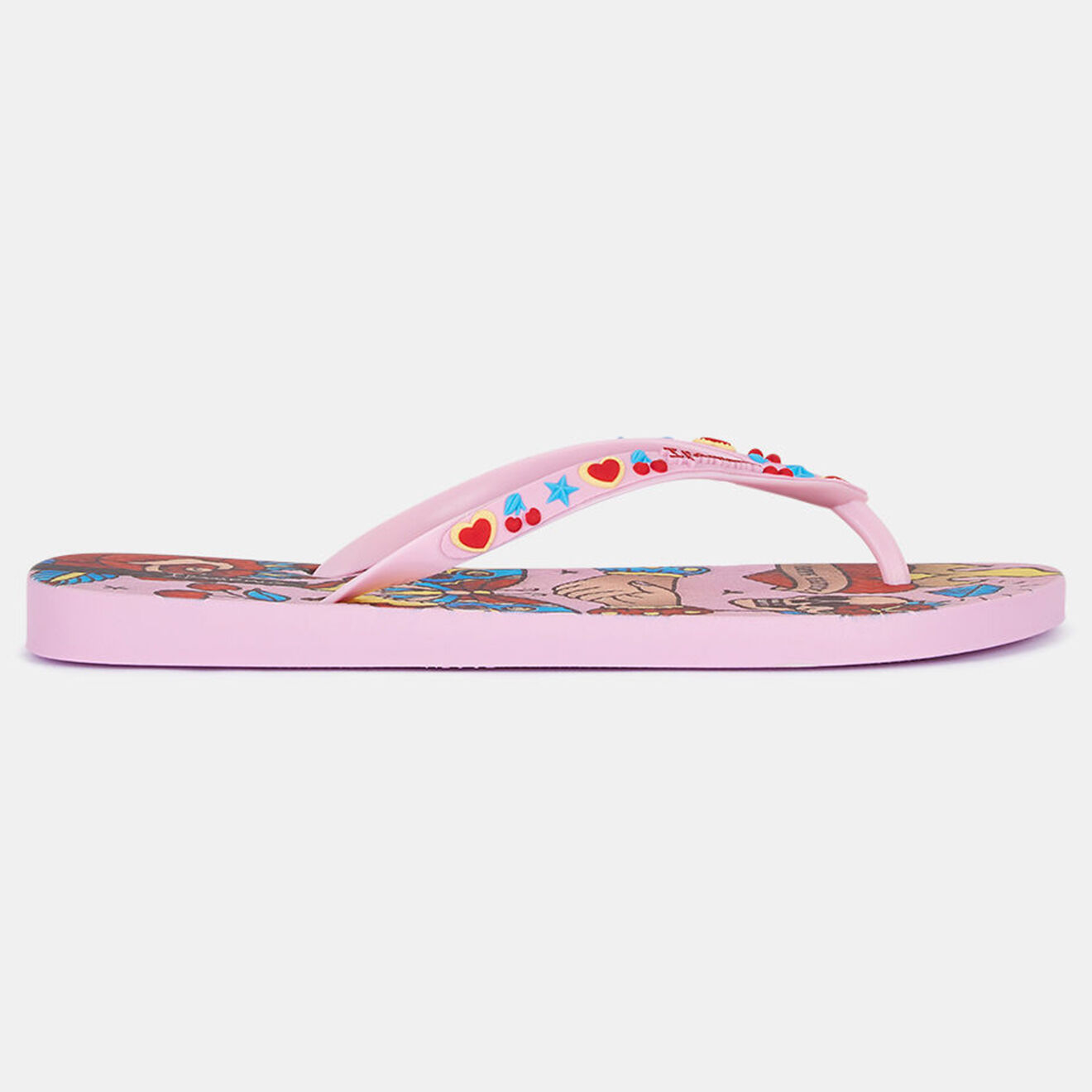 Ipanema Tongs Igual Tattoo en matière recyclée rose/multicolore