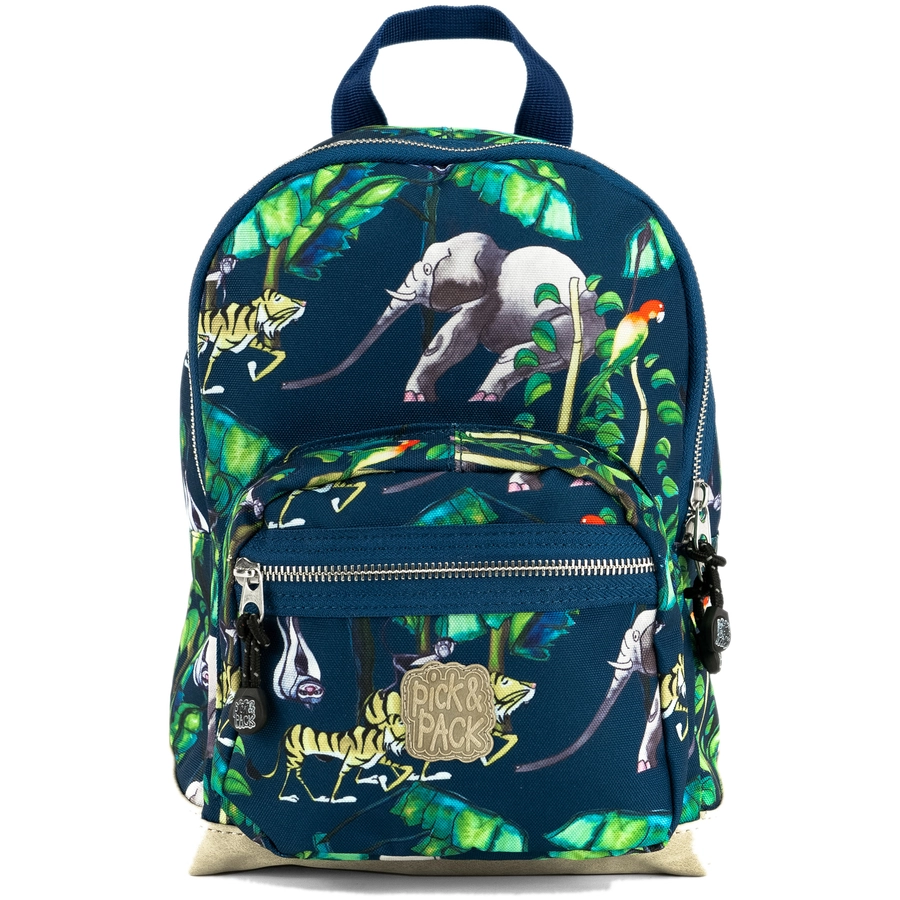 Pick & Pack Rucksack Happy Jungle S dunkelblau