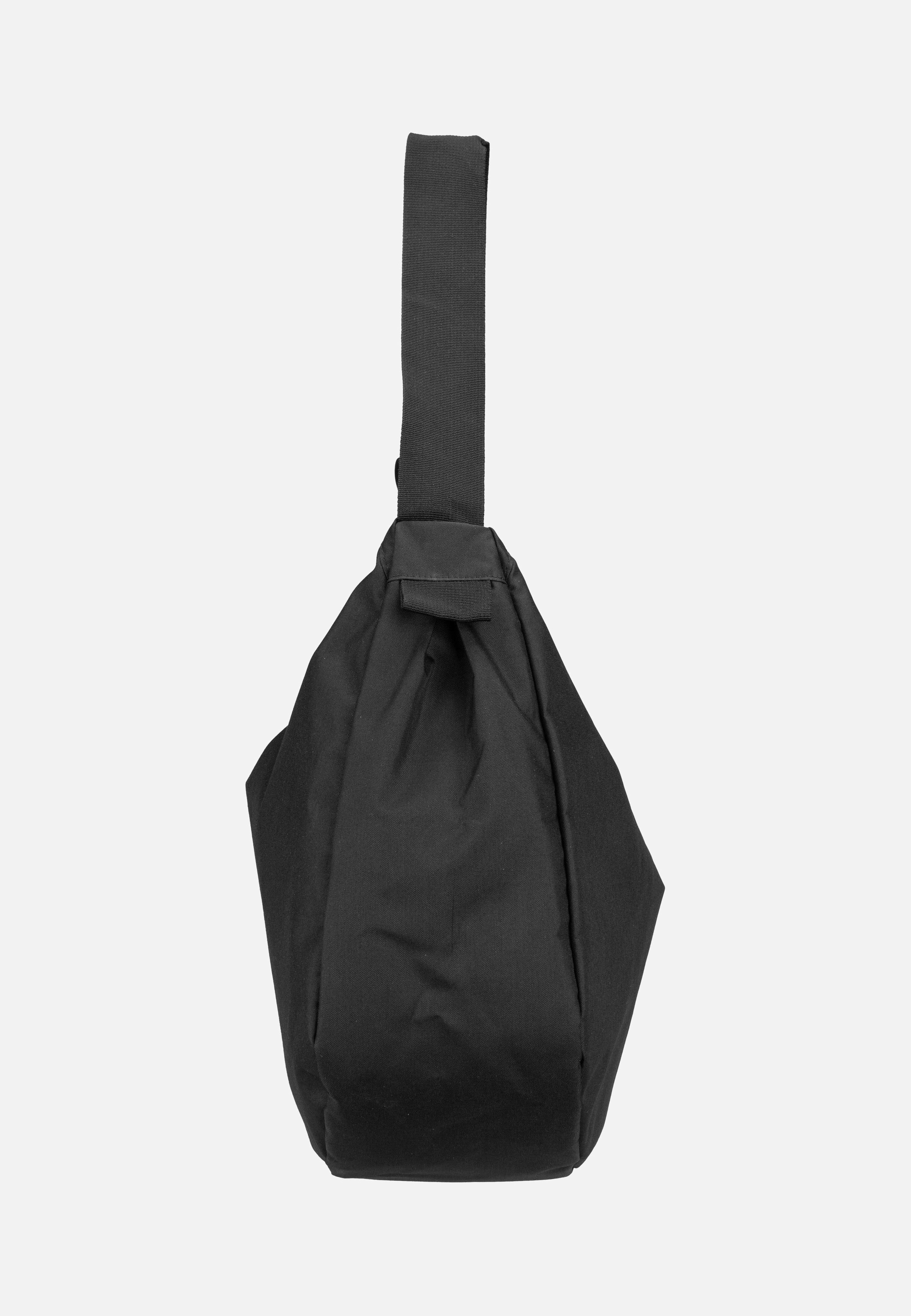 Curved Bag Monochrome Black - Hobo Bag