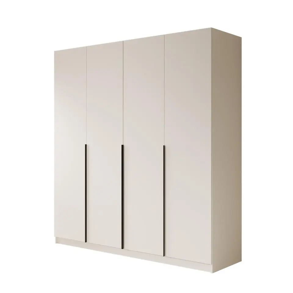 Meubella - Kledingkast Sabre - Wit - 200 cm