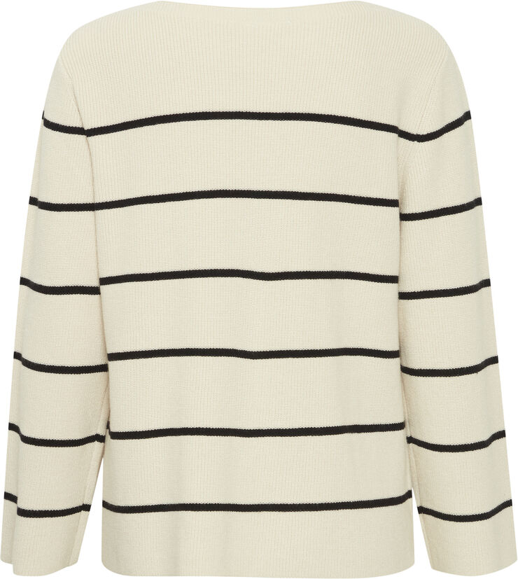 ICHI IHBOSTON LS6 Almond milk black stripe