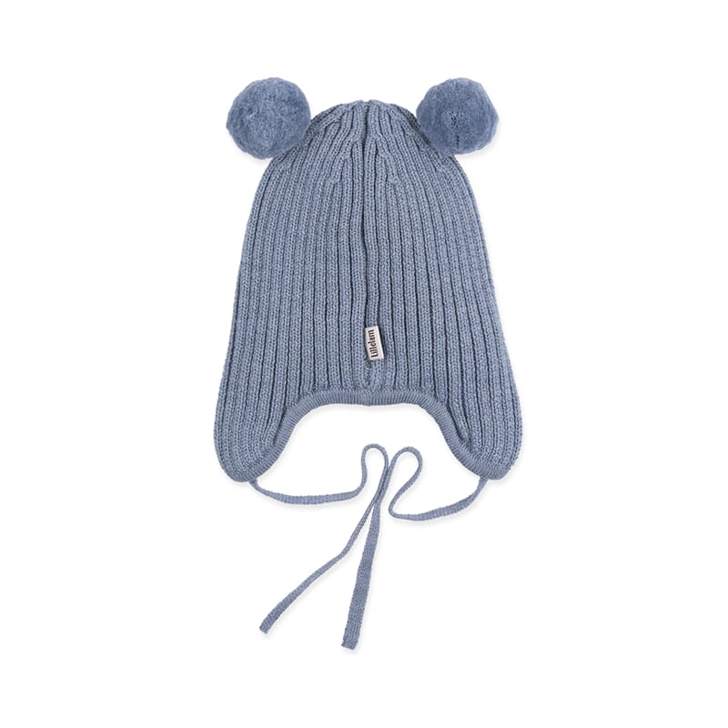 Babylue ribb Mellomblå