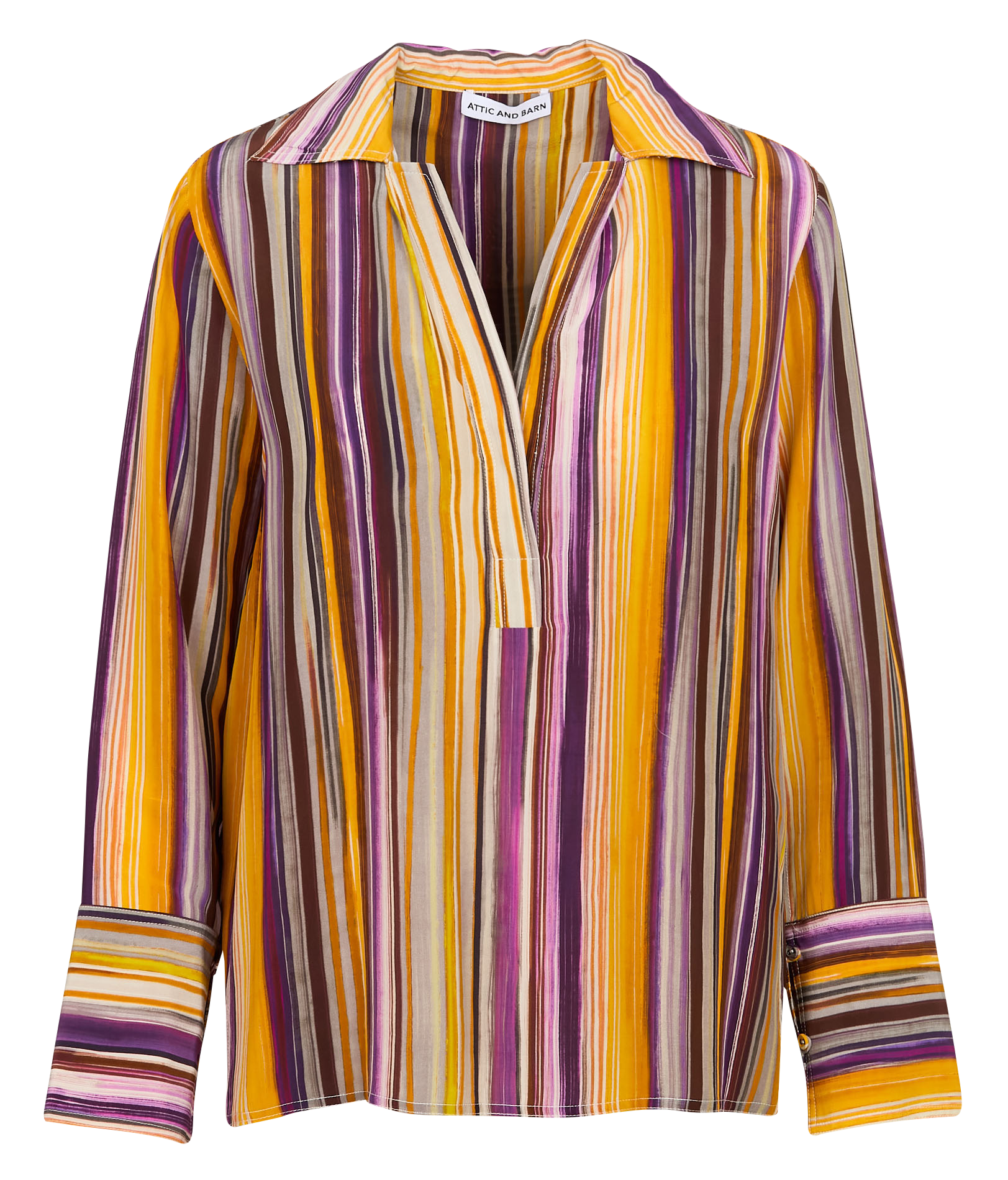 ST PAUL - Blouse droite fluide rayée| Multicolore