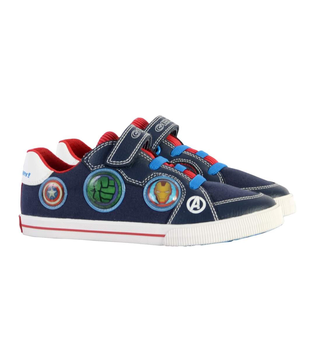 Basket à Scratch Plate Geox Enfant Kilwi Canv+Tumb