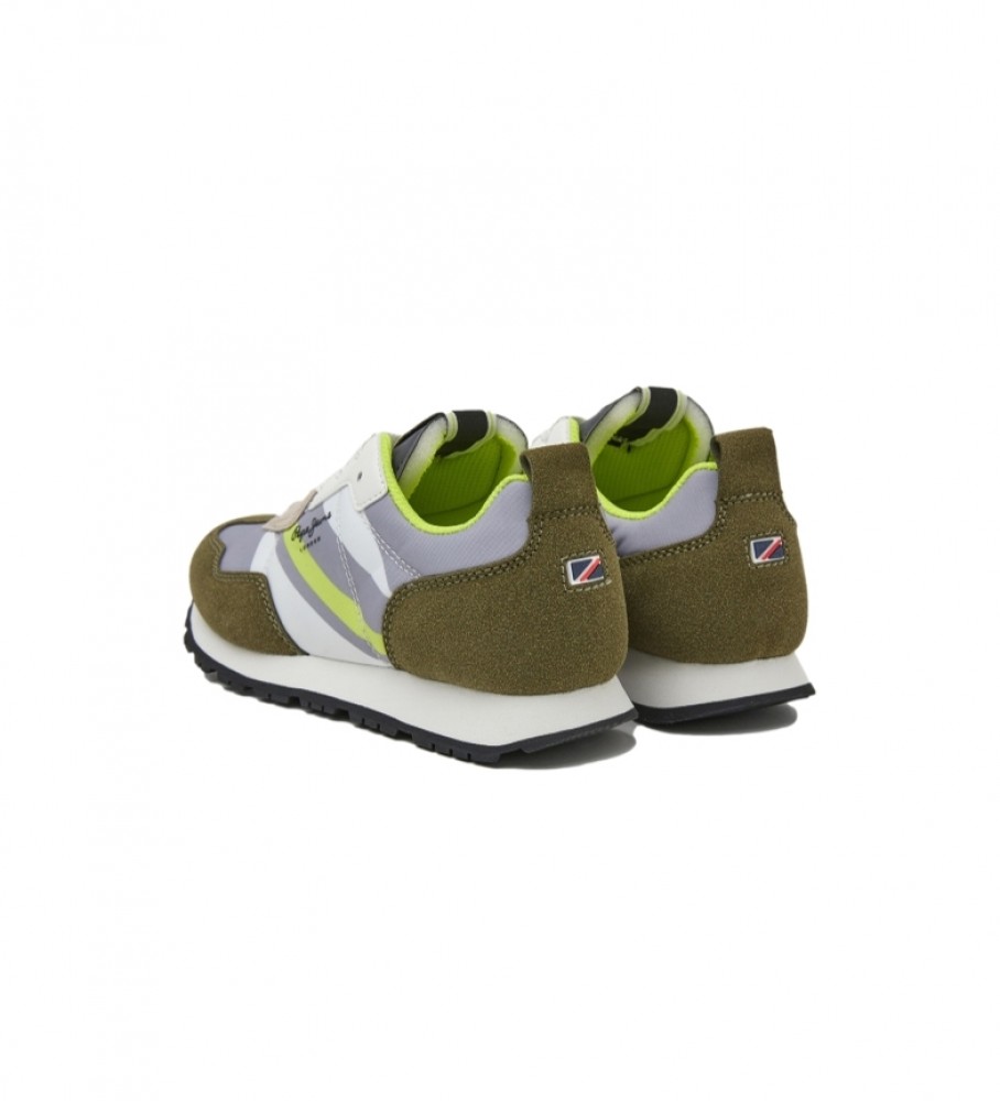 Tênis Pepe Jeans Foster com Estampa Verde Combinada