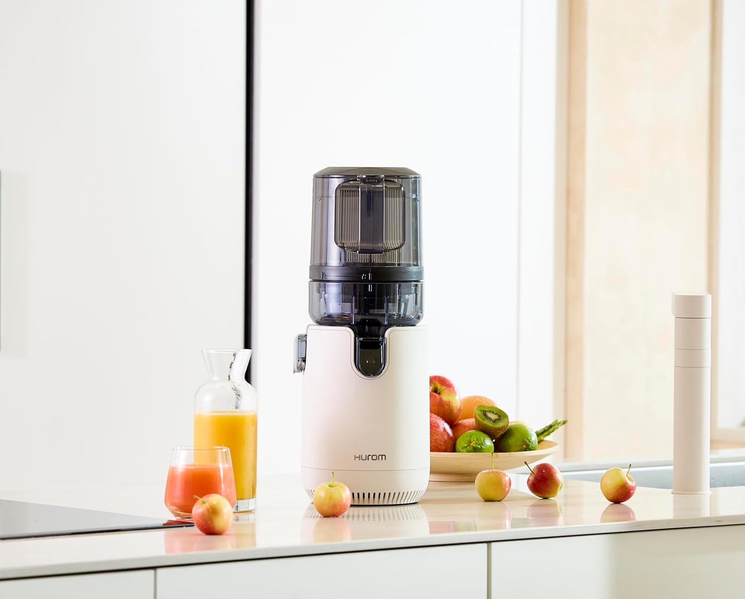 Hurom E50ST Neuer Slow Juicer | Elektrische Kaltpresse | Entsafter für Gemüse & Obst | 1.6L Kapazität | Automatische Entsaftungsfunktion | BPA-frei | 10 Jahre Garantie | 150W