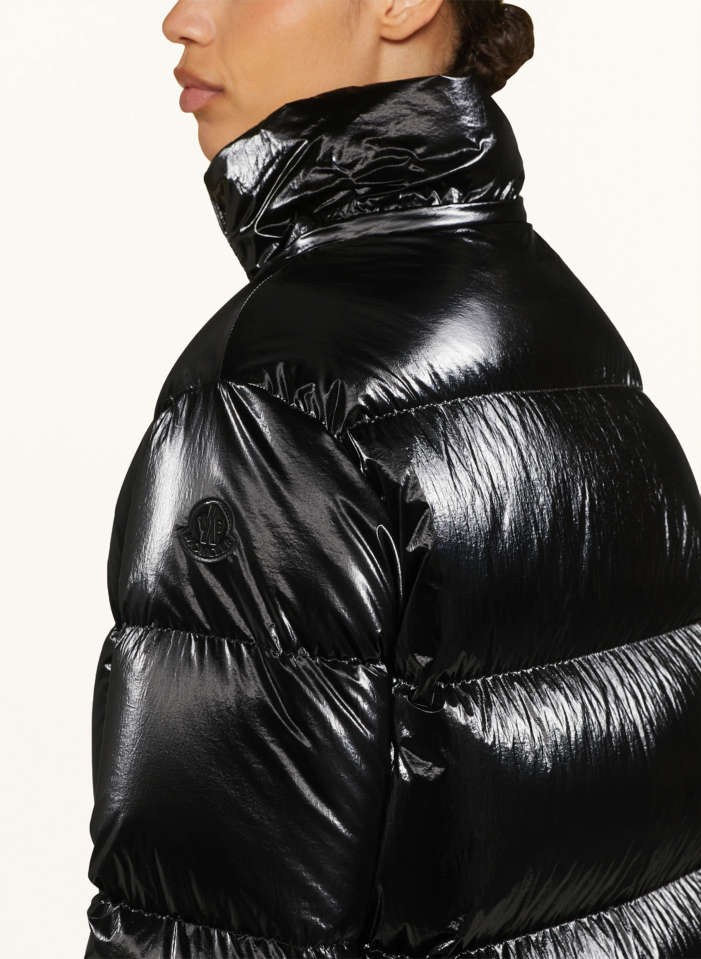 MONCLER Daunenjacke HANAU mit abnehmbarer Kapuze und Kunstfell