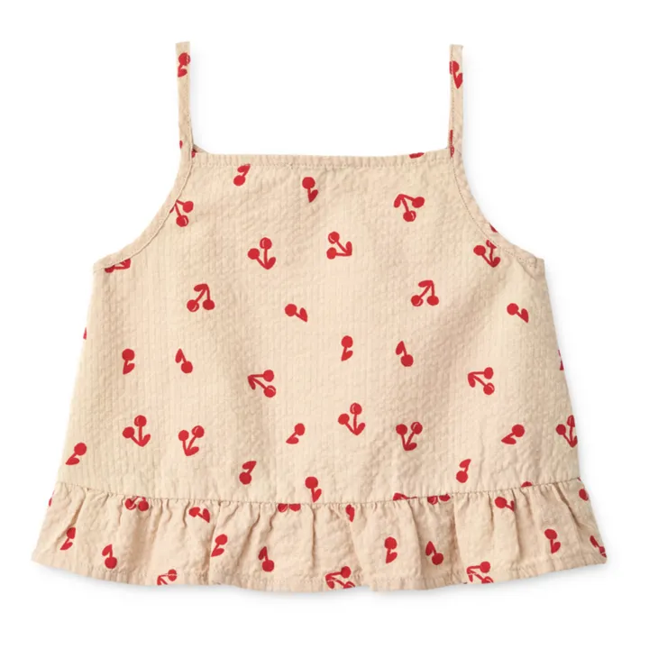 Liewood Top Aubrey Seersucker | Rose pâle