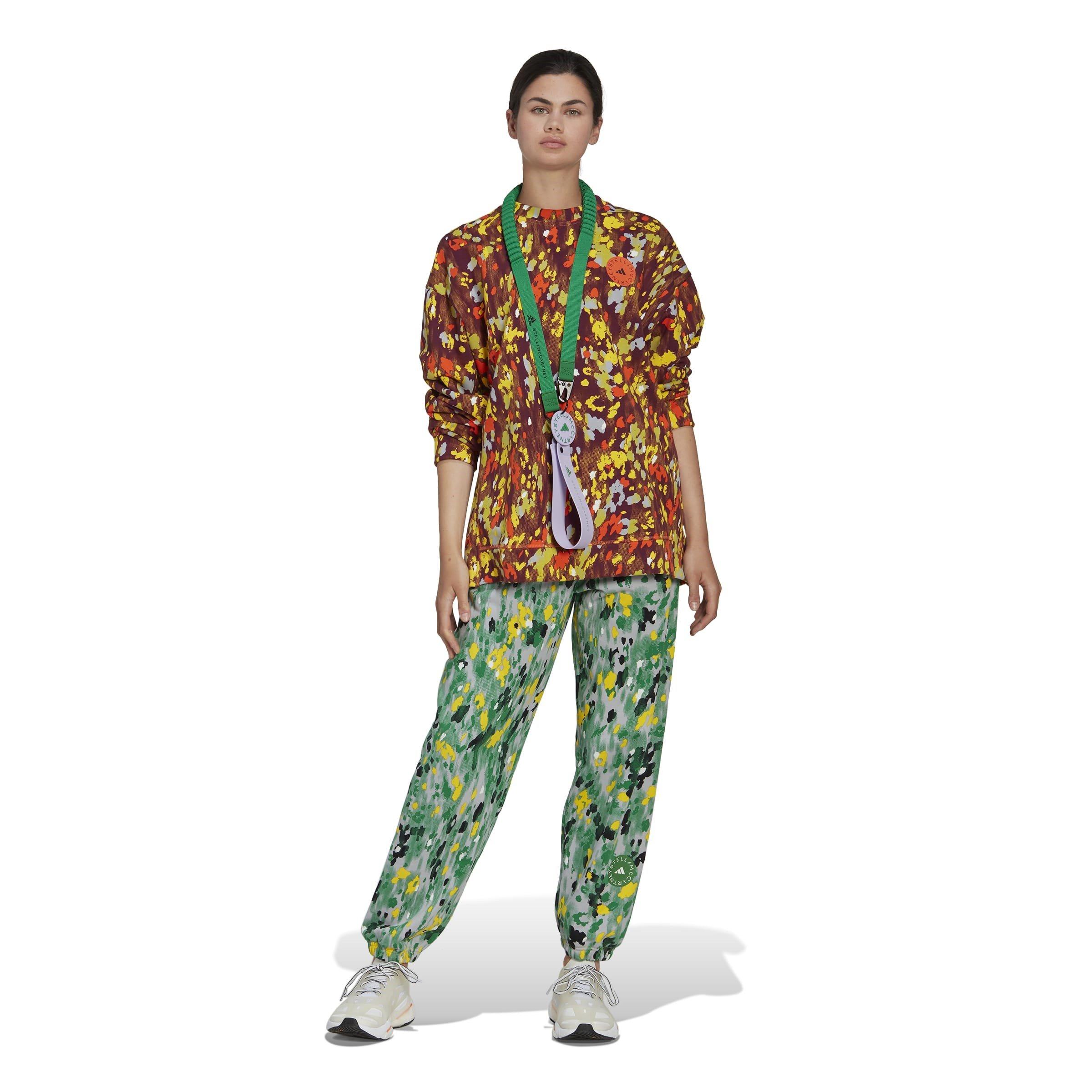 adidas by Stella McCartney Floral Printed Woven Track Joggers
