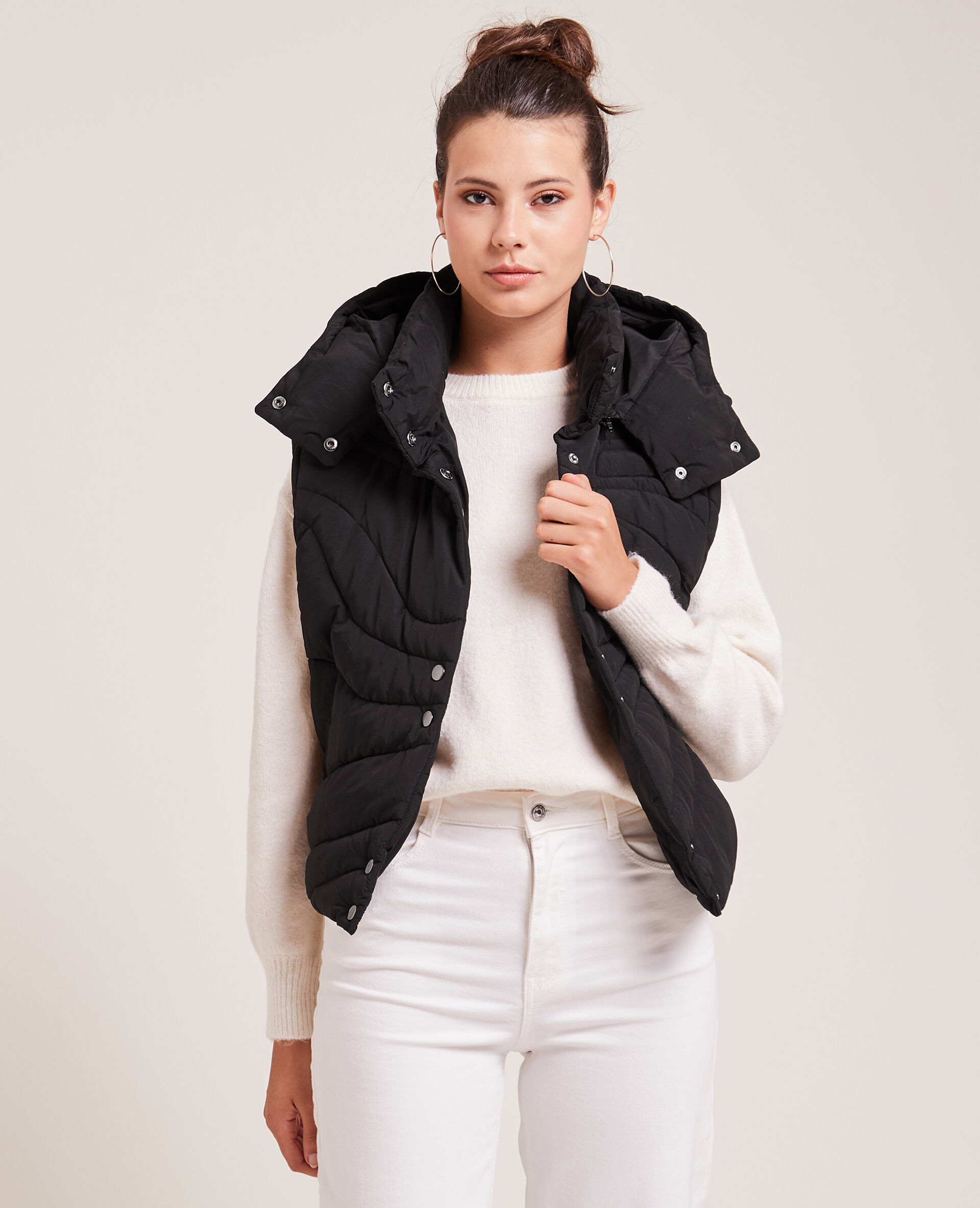 Doudoune matelassage wavy - Noir
