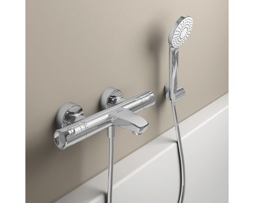 Ideal Standard badkraan met thermostaat CERATHERM T50 chroom A7696AA