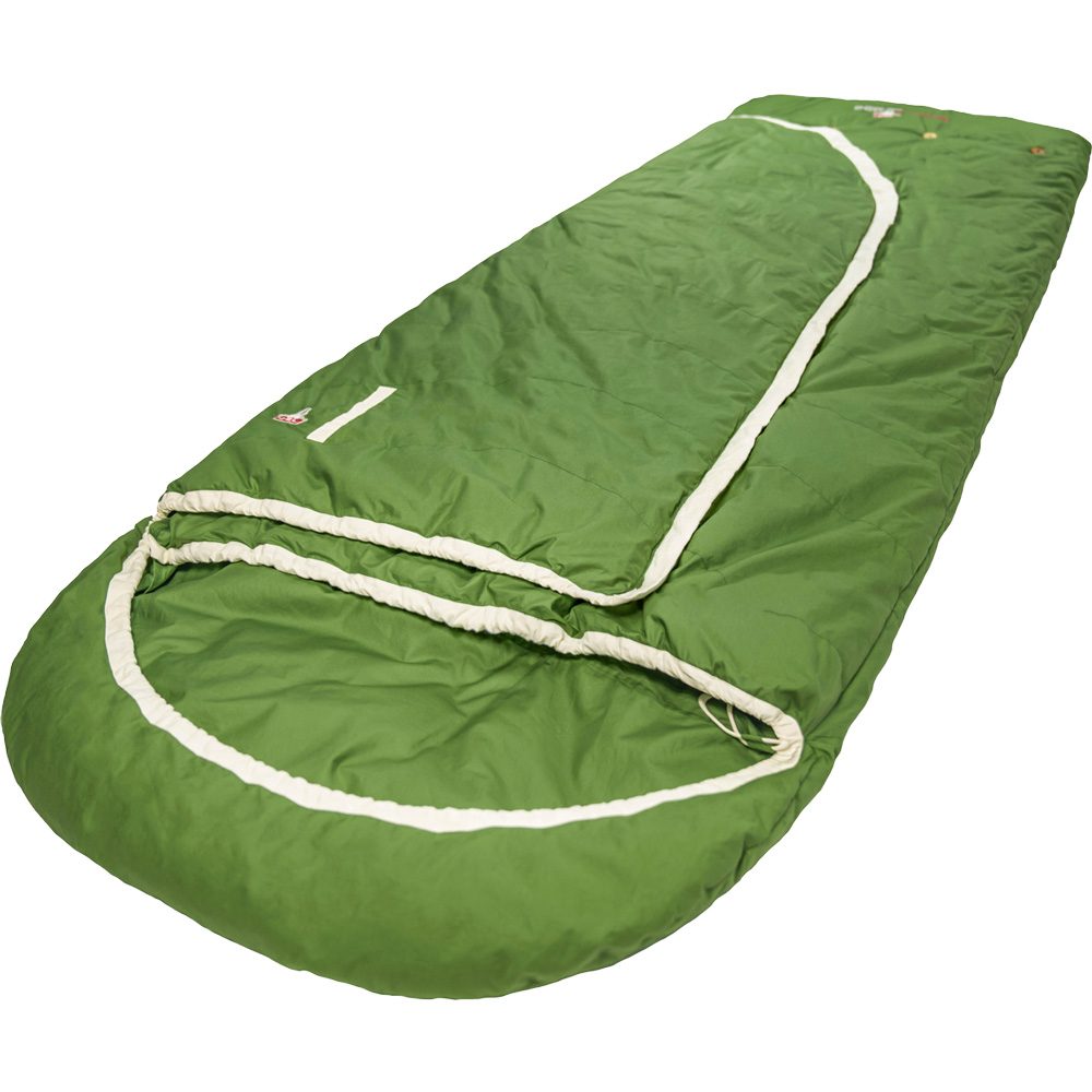 Grüezi Bag Biopod DownWool Nature Comfort Schlafsack basil green
