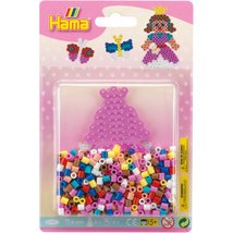 Hama Perles à repasser midi 'Princesse/papillon', blister