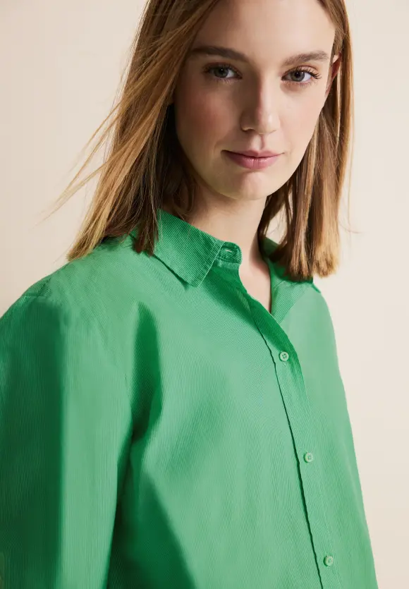 Streifen Hemdbluse - fresh spring green