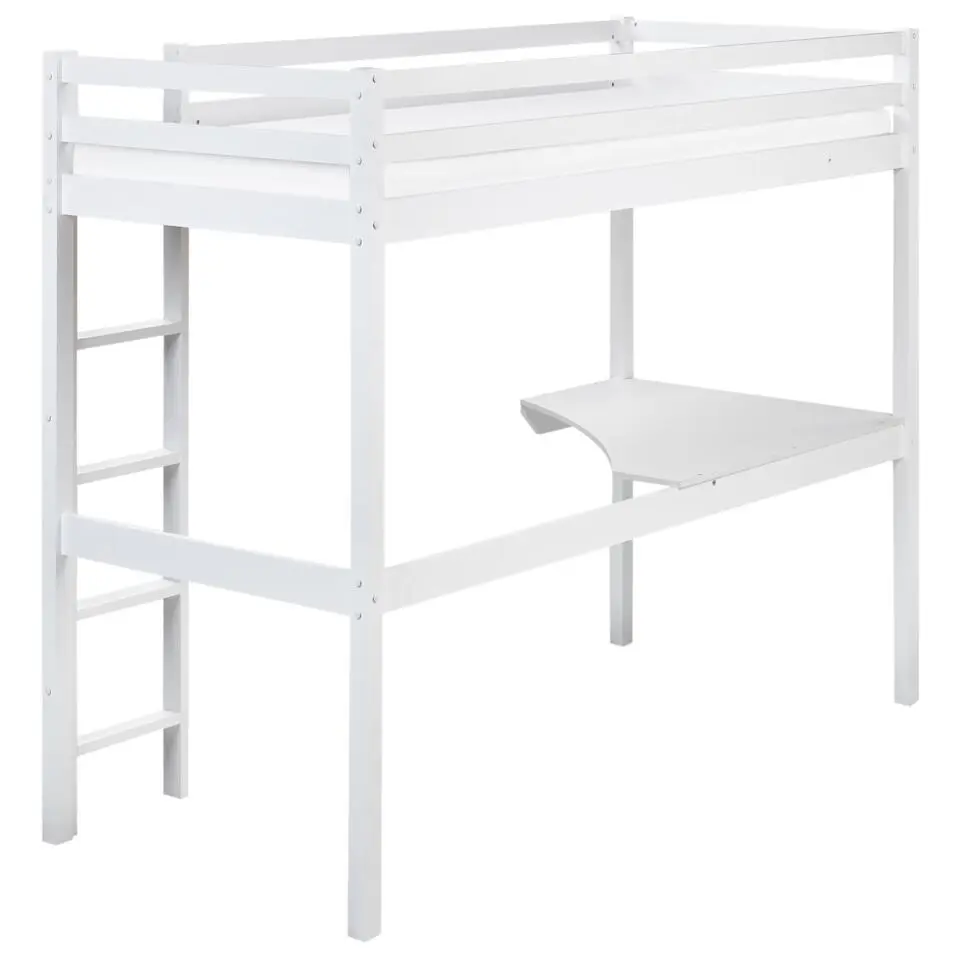 LOURY - Kinderbed - Wit - 90 x 200 cm - Dennenhout