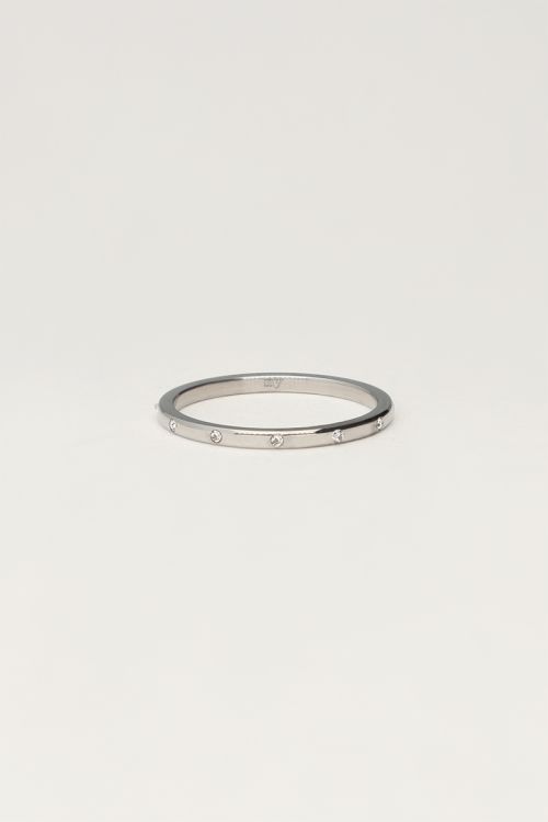 Starry ring met fijne strass
