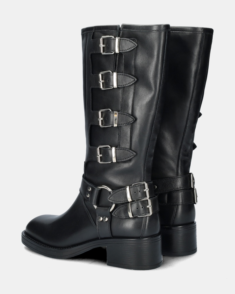Nelson Ameixa Bikerboots  - zwart