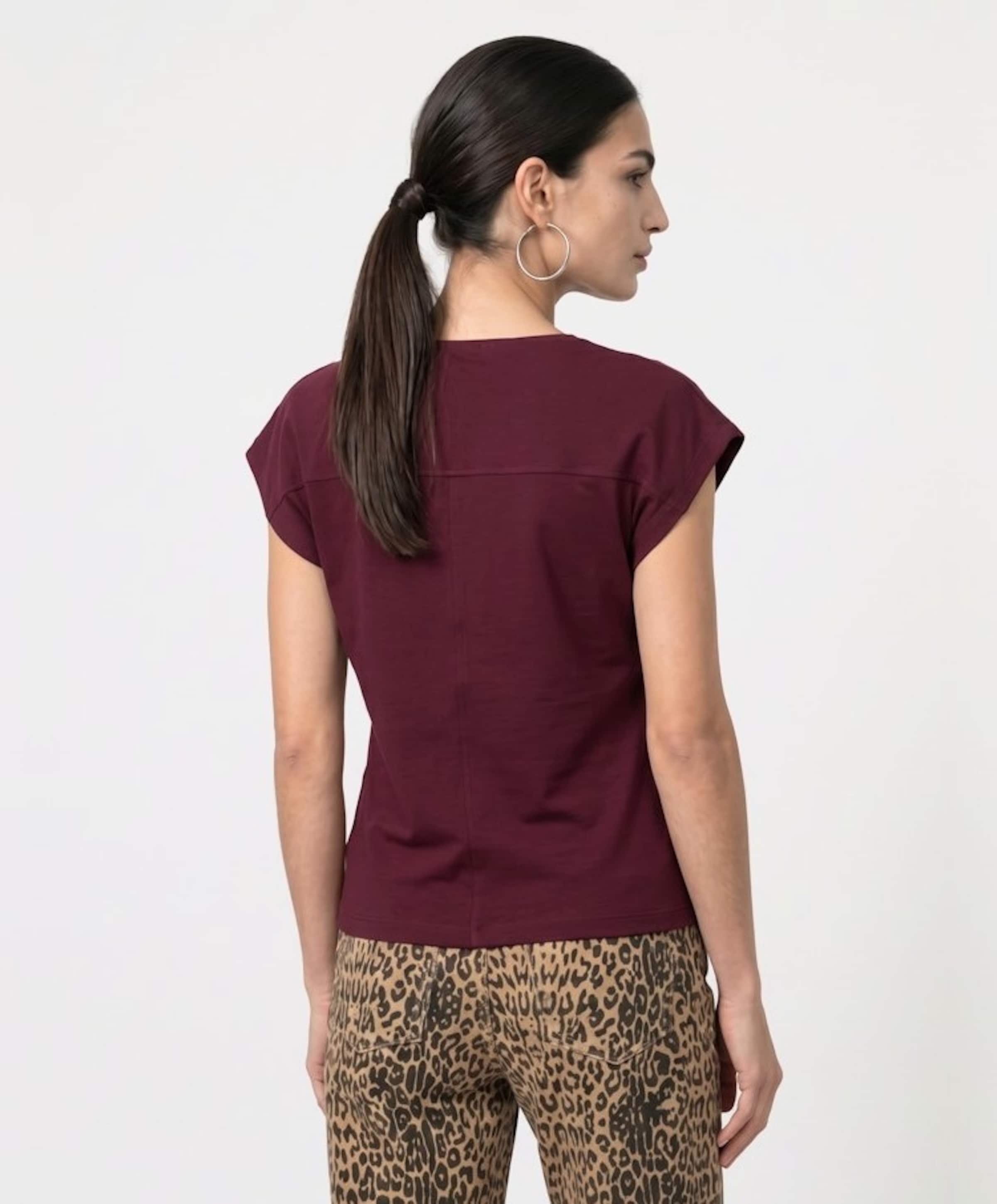 Monari Dames T-shirt bordeaux