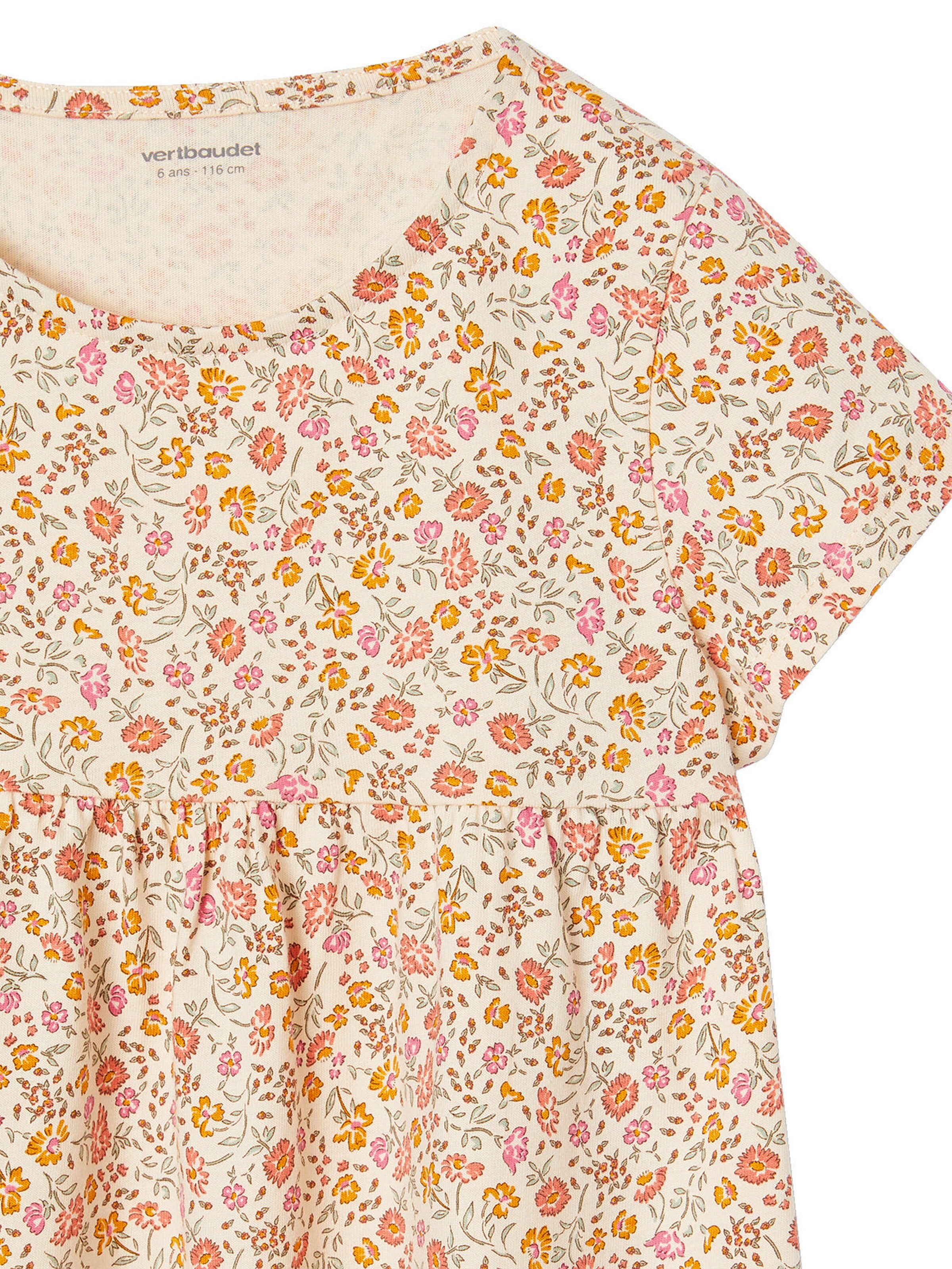 Vertbaudet Mädchen-Set: Kleid + Cardigan rosa