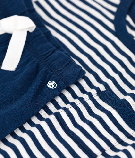 Ensemble bébé en jersey flammé et coton