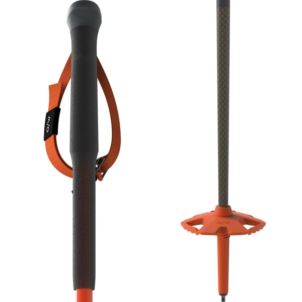 Bâton ski de randonnée ONE WAY TR CARBON VARIO X 115-135 DARK GREY/NEON ORANGE