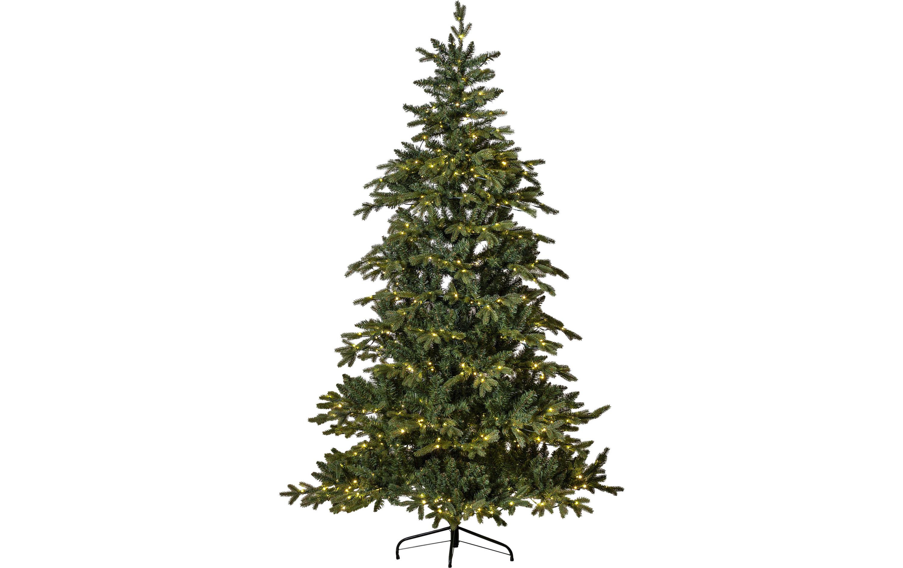 Weihnachtsbaum Larvik, 700 LED's, 210 cm<br>Künstlicher Weihnachtsbaum ideal für den Innen- und Aussenbereich