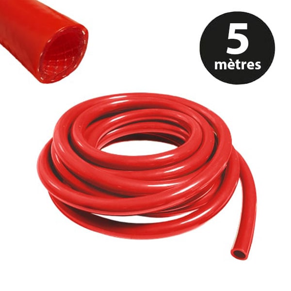 Tuyau armé eau chaude alimentaire 5m 10mm