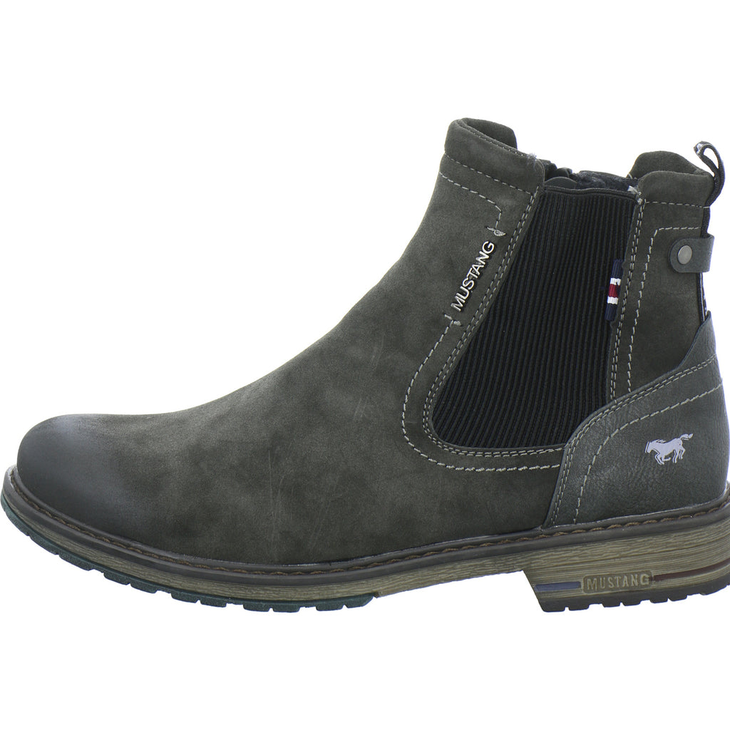 Mustang Stiefel Herren Anthrazit