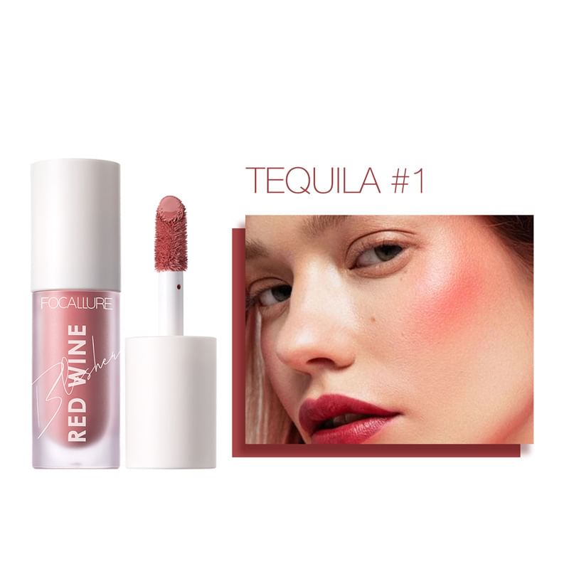 FOCALLURE - HANGOVER Red Wine Blusher - 4 kleuren