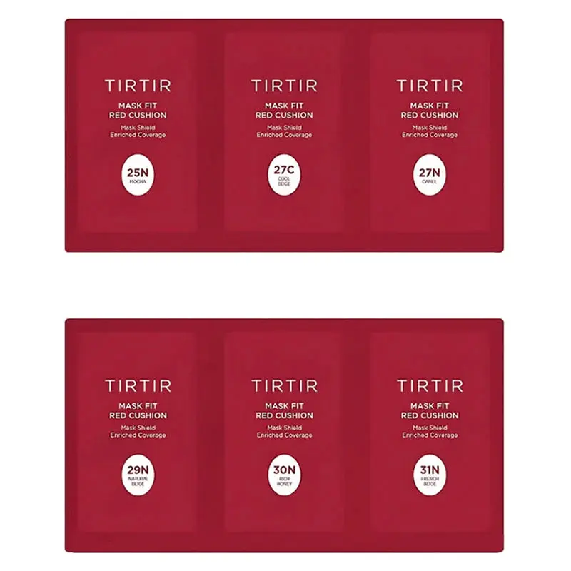 Mask Fit Red Cushion 6 Shade Trial Kit