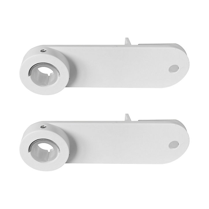 Support pour barre à rideau pour caisson GoodHome volet 1 blanc mat Ikaria