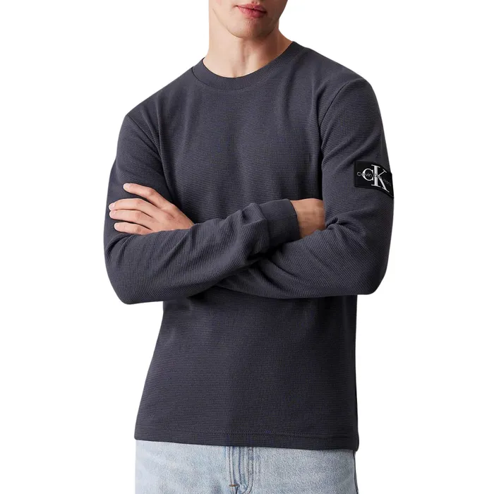 Calvin Klein Waffle Longsleeve Shirt Heren