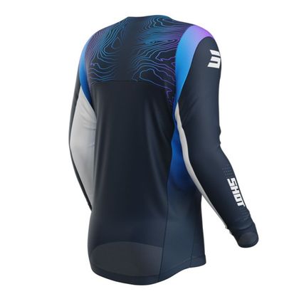 Maillot cross Shot CONTACT - APEX - ENFANT - Bleu