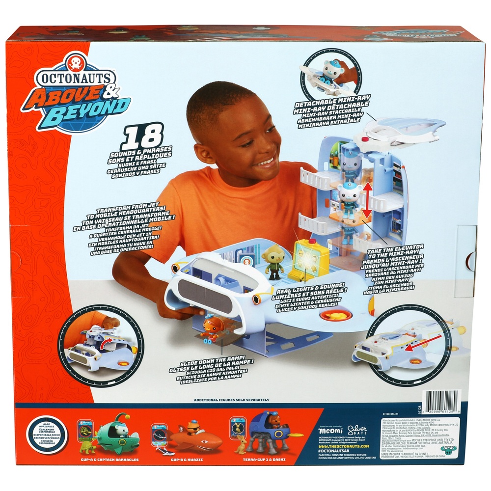 Octonauts Above & Beyond Octoray Verwandlungsspielset mit Licht und Sound